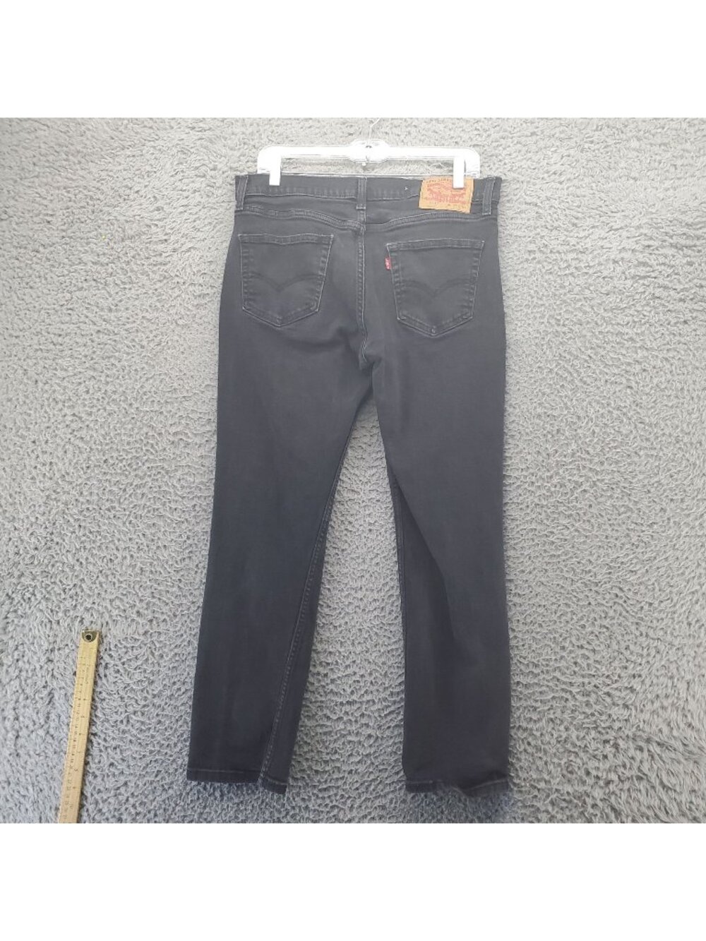 Levis 511 Jeans Mens 34x30 Black Slim Fit Tapered Stretch Denim